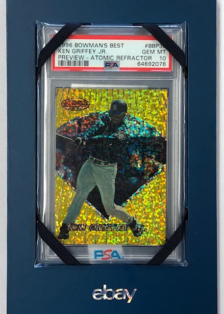 1996 Bowman's Best Ken Griffey Jr. Preview - Atomic Refractor Card Graded  PSA GEM MT 10 (Also eBay Authenticated with Display)