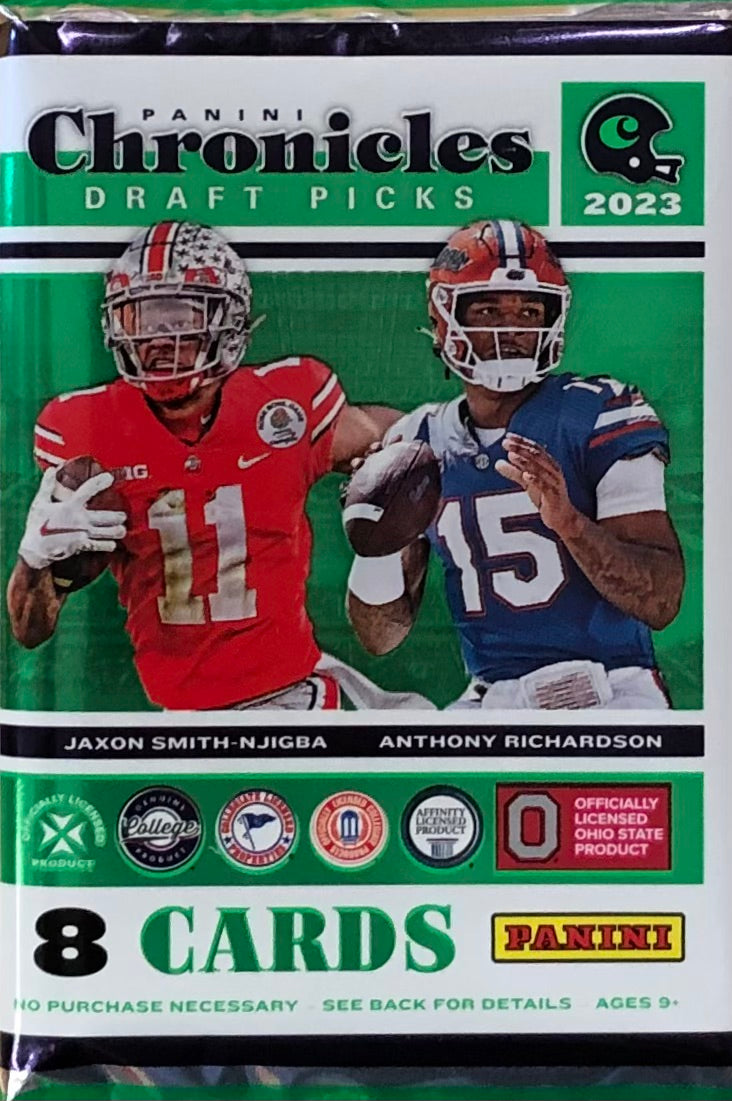 2022 Panini Chronicles Draft Picks Football Checklist, Hobby Box Info