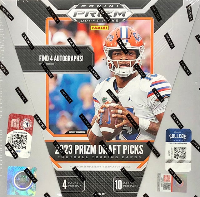 2023 Panini Prizm Collegiate Draft Picks Football Hobby Box – Baseball  Dreams & Memories