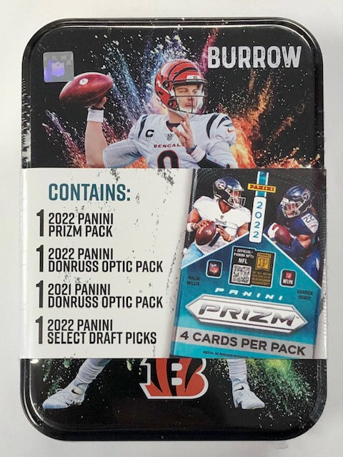 Joe Burrow Card Rare Refractor HOLOFOIL Orange White Jersey Insert - Mint  NM