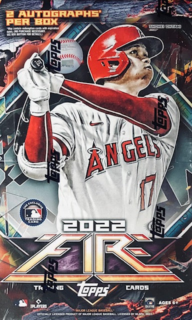 2022 Topps Fire Baseball Hobby Box – Baseball Dreams & Memories