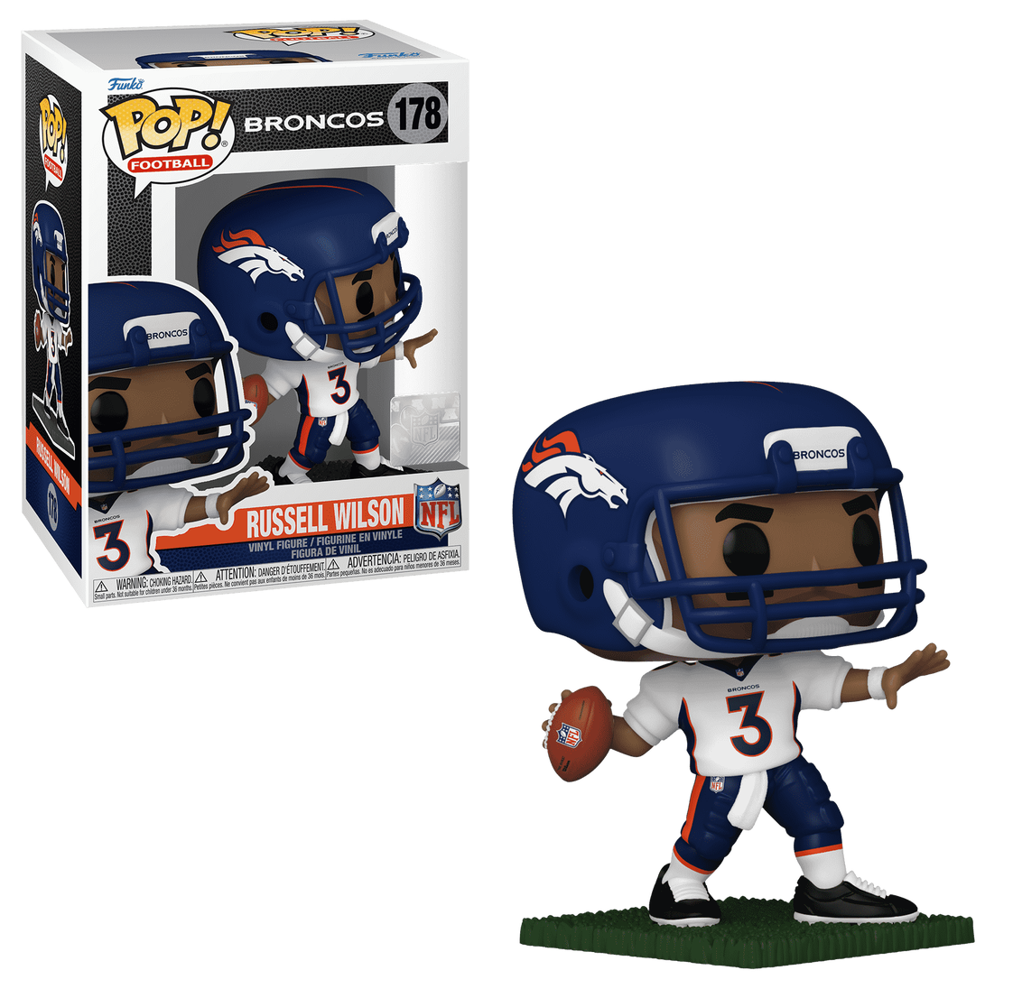 GameChangers Denver Broncos Russell Wilson Figurine