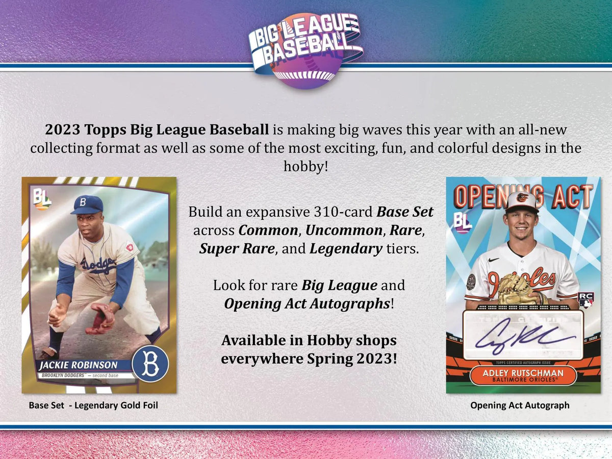 2023 Topps Big League Baseball Hobby Box Baseball Dreams & Memories