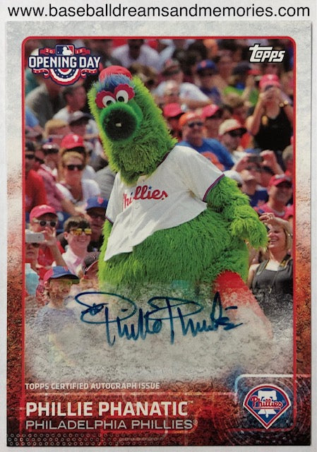 Phillie Phanatic Mascot Philadelphia Phillies Baseball Poster 