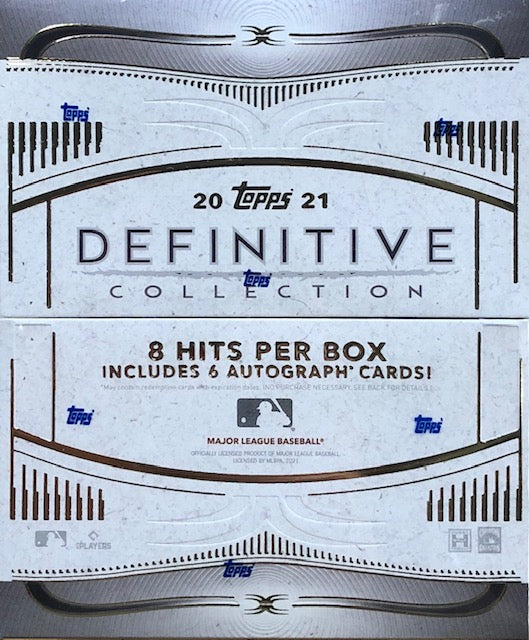 2021 Topps Definitive Collection Definitive Autograph Relics