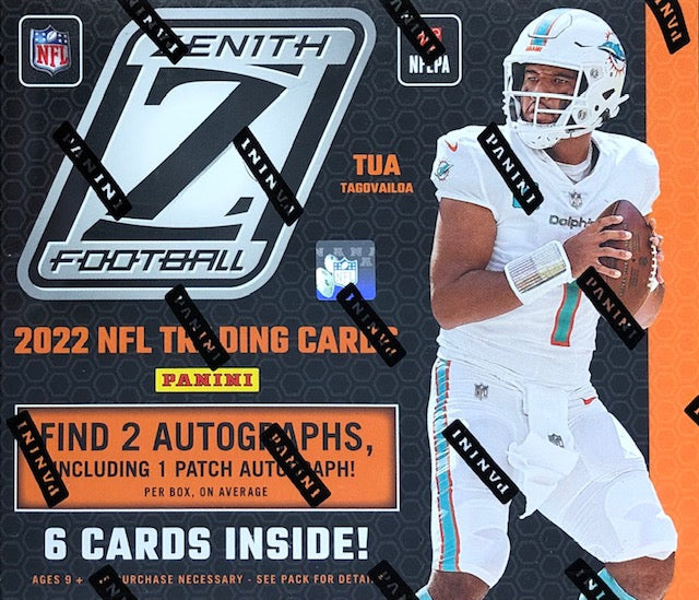 2022 Panini Zenith Football Hobby Box Price History at Grand Slam  Collectibles