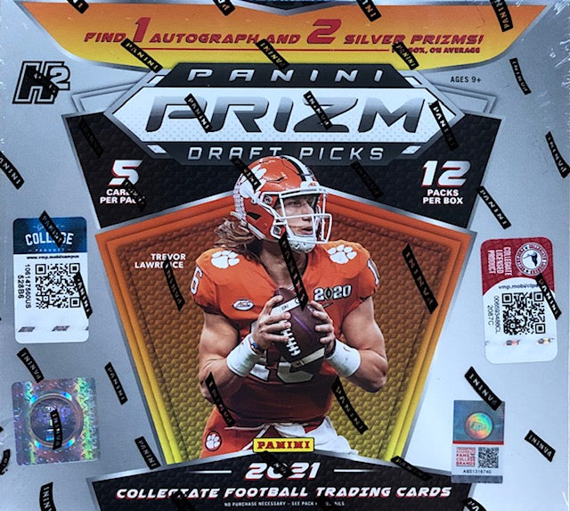 2021 Panini Prizm Draft Picks Football Hybrid Hobby Box – Three