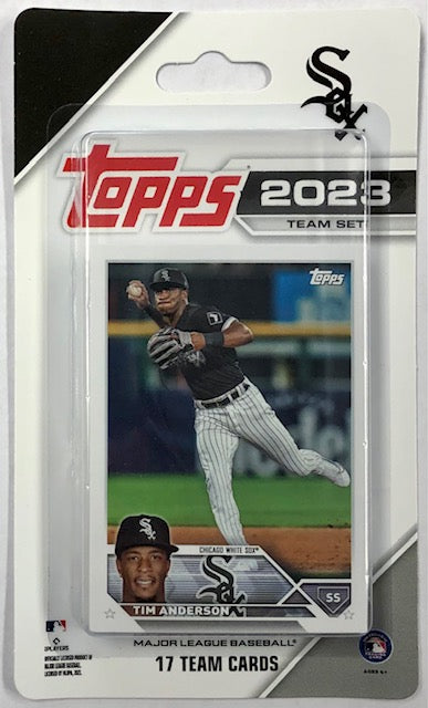 Chicago White Sox 2023 Topps Factory Sealed 17 Card Team Set with