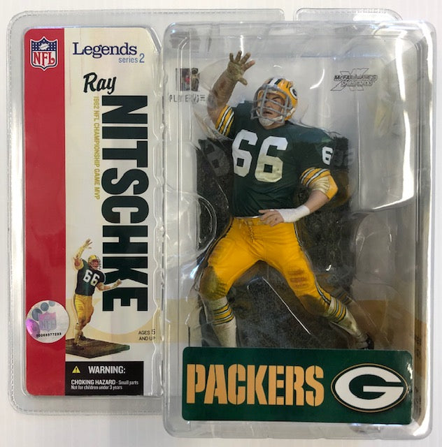 Legends Ray Nitschke Green Bay Packers Mcfarlane Figure – Baseball Dreams &  Memories