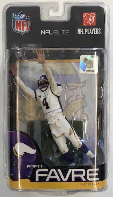 McFarlane Brett Favre NFL Elite Series 1 Minnesota Vikings Lot Of