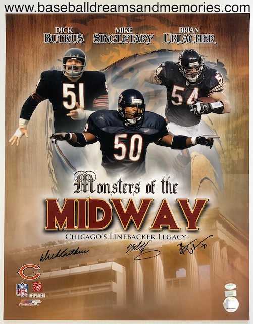 Mike Singletary Chicago Bears Limited Edition Lithograph