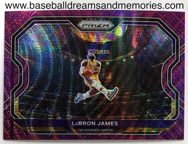 LeBron James 2021 Prizm Purple Wave #91 Price Guide - Sports Card Investor