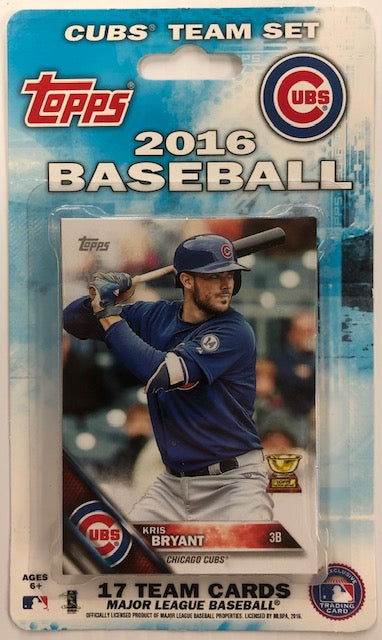 2020 Topps Baseball Chicago Cubs Team Collection 17 Card Set