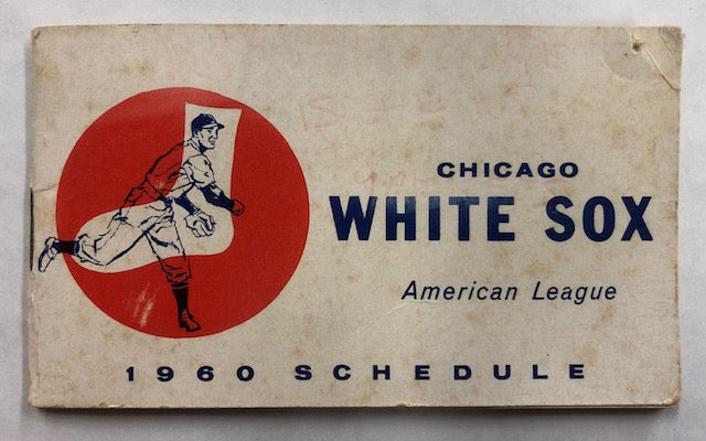 1960 American League Baseball Chicago White Sox Schedule Book – Baseball  Dreams & Memories