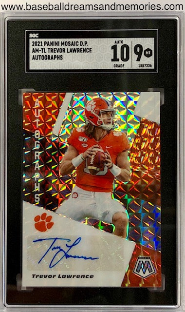 Trevor store lawrence autograph