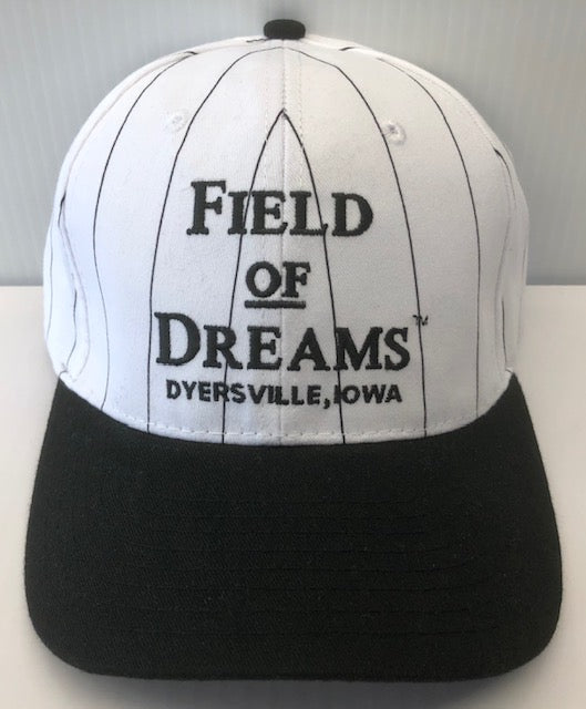 Black & White Pinstripe Cap – FODMovieSite