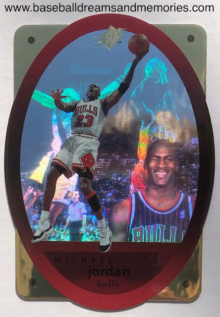 1996-97 Upper Deck SPX Michael Jordan Die-Cut Holoview Gold