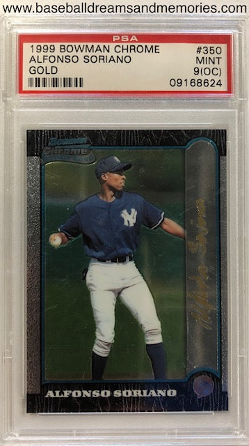 Alfonso Soriano 1999 Bowman's Best Rookie Card