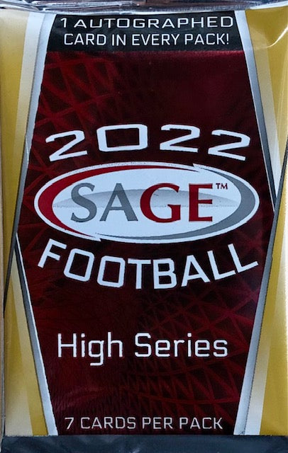 2022 Sage High Series Football Hobby Box