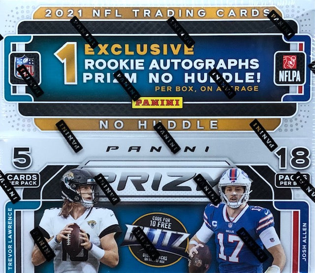 2021 Panini Prizm Football No Huddle Hobby Box - The Baseball Card