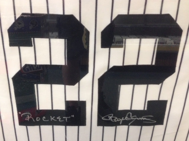 Roger Clemens Framed Signed Jersey PSA/DNA Autographed New York Yankee