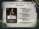 2023-24 Topps Stadium Club Chrome UEFA Club Competitions Hobby Box (PRE-ORDER)