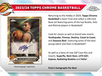 2023-24 Topps Chrome Basketball Hobby Box