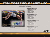 2024 Topps Gold Label UFC Hobby Box