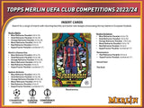 2023-24 Topps UEFA Club Competitions Merlin Chrome Soccer Hobby Box