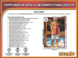 2023-24 Topps UEFA Club Competitions Merlin Chrome Soccer Hobby Box