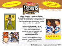 2022 Topps Archives Signature Series Retired Player Edition