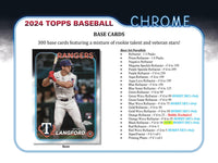 2024 Topps Chrome Baseball Hobby Box