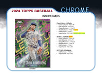 2024 Topps Chrome Baseball Hobby Jumbo Box