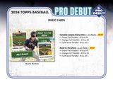 2024 Topps Pro Debut Baseball Hobby Box