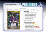 2024 Topps Pro Debut Baseball Hobby Pack