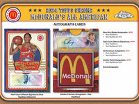 2024 Topps Chrome Mcdonald's All-American Basketball Monster Box