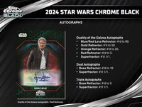 2024 Topps Star Wars Chrome Black Hobby Box