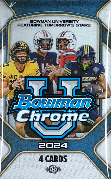 2024 Bowman Chrome University Football Hobby Pack