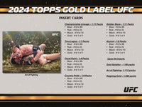 2024 Topps Gold Label UFC Hobby Box