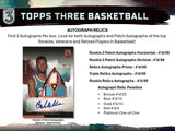 2023-24 Topps Three Basketball Hobby Box (PRE-ORDER)