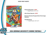 2024 Bowman Chrome University Football Hobby Box (PRE-ORDER)