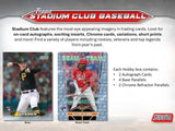 2024 Topps Stadium Club Baseball Hobby Box (PRE-ORDER)