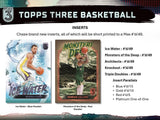 2023-24 Topps Three Basketball Hobby Box (PRE-ORDER)