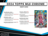 2024 Topps Chrome MLS Soccer Hobby Box