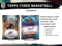 2023-24 Topps Three Basketball Hobby Box (PRE-ORDER)