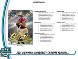 2024 Bowman Chrome University Football Hobby Box (PRE-ORDER)