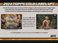 2024 Topps Gold Label UFC Hobby Box