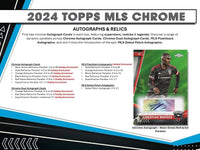 2024 Topps Chrome MLS Soccer Hobby Box