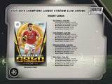 2023-24 Topps Stadium Club Chrome UEFA Club Competitions Hobby Box (PRE-ORDER)