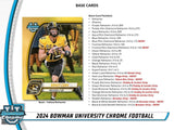 2024 Bowman Chrome University Football Hobby Box (PRE-ORDER)